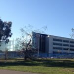 La sede centrale dell'ASIO a Canberra, edificio moderno con ampie vetrate