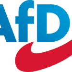 Logo di Alternative für Deutschland (AfD), il partito tedesco colpito da un attacco hacker alle email
