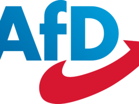 Logo di Alternative für Deutschland (AfD), il partito tedesco colpito da un attacco hacker alle email
