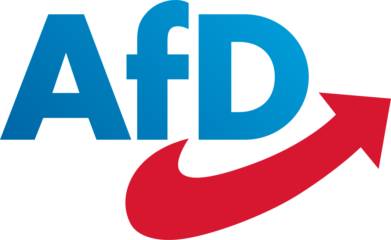 Logo di Alternative für Deutschland (AfD), il partito tedesco colpito da un attacco hacker alle email