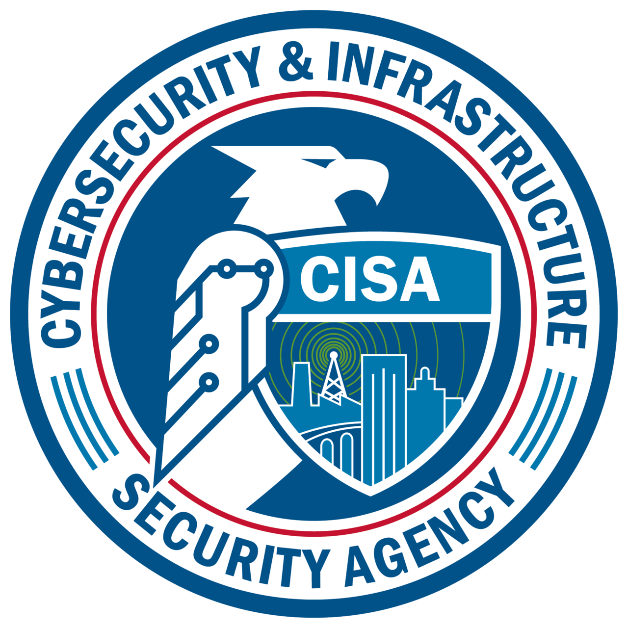 Logo della CISA, l'agenzia statunitense per la sicurezza informatica che ha inserito le falle PHP2Shell nel catalogo delle vulnerabilità sfruttate