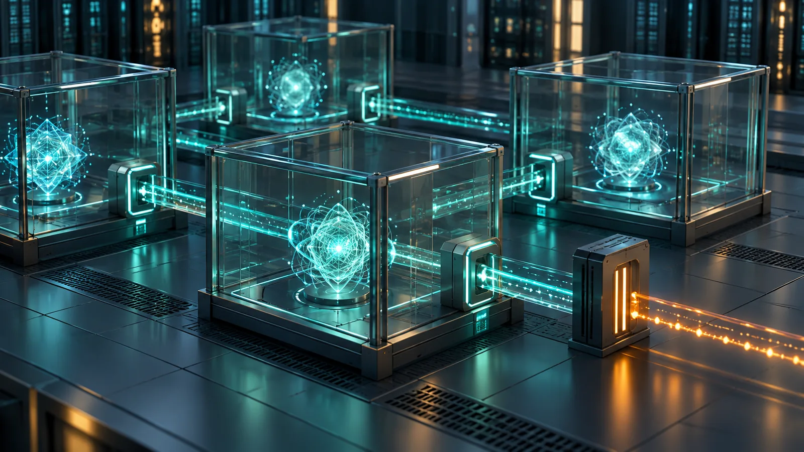 Illustrazione di ambienti digitali isolati per la sicurezza degli agenti AI