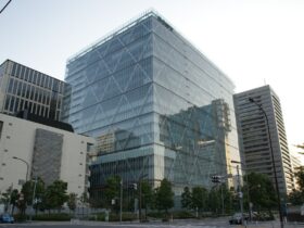 Il palazzo della sede di Sony a Minato, Tokyo