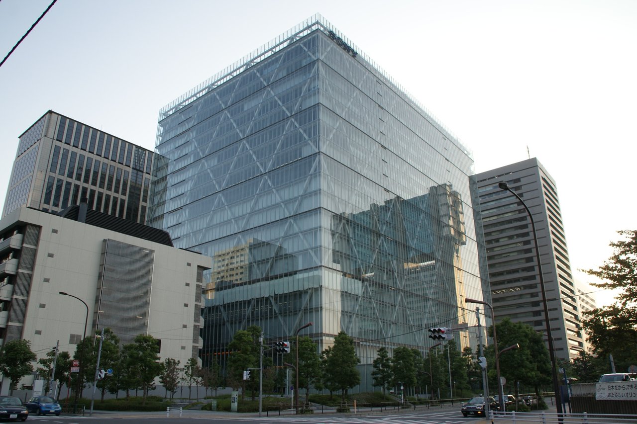 Il palazzo della sede di Sony a Minato, Tokyo