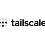 Logo ufficiale di Tailscale, servizio di rete privata usato per l'accesso remoto ai server