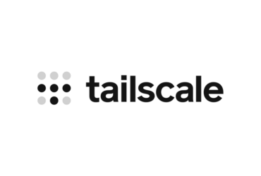 Logo ufficiale di Tailscale, servizio di rete privata usato per l'accesso remoto ai server